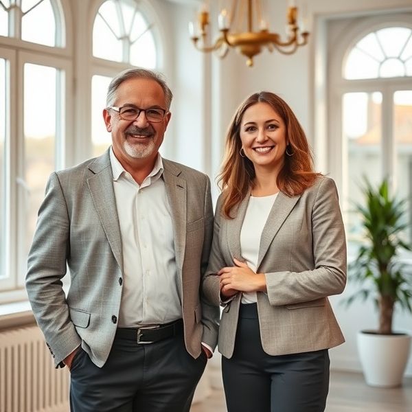 Dva čeští finanční poradci v prosvětlené pardubické kanceláři